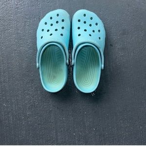 Baby blue crocs